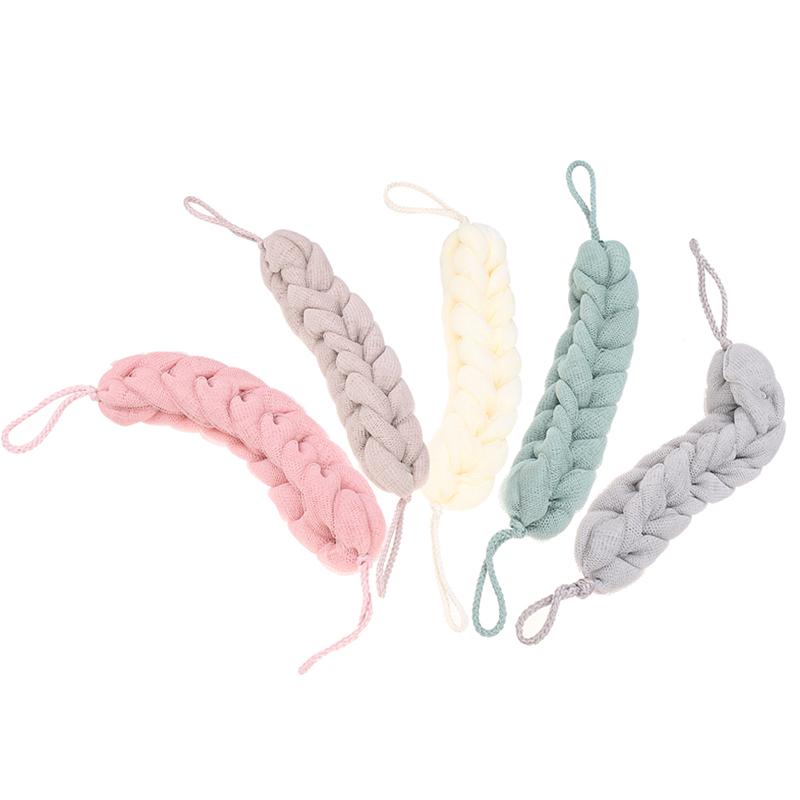 Body Exfoliate Puff Bath Sponge Scrub Mesh Net Ball Massage Ball Back Scrubber