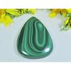 AA++ Natural Green Malachite Pear Cabochon Loose Gemstone 31X43X06MM 100Cts. D-30