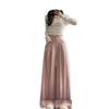 Women's 2026 American-Style Pink Wide-Leg Slimming Casual Pants