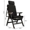 Adjustable Ergonomic Recliner Chair with Headrest and Foldable Backrest for Office and Dorm Rooms