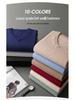 Men's V-Neck Cashmere Sweater, Plus Size, Long Sleeve, Solid Color, Wool Knit, 2023 Autumn/Winter Collection.