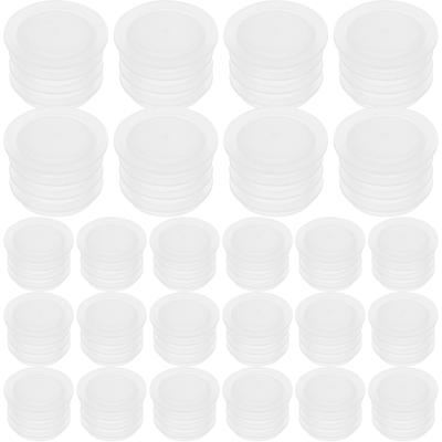 100 Stück Transparente Flaschenverschlüsse Ersatz Pe-Material Kompatible Stopfen für Salz- und Pfefferstreuer Laborflaschen Ende