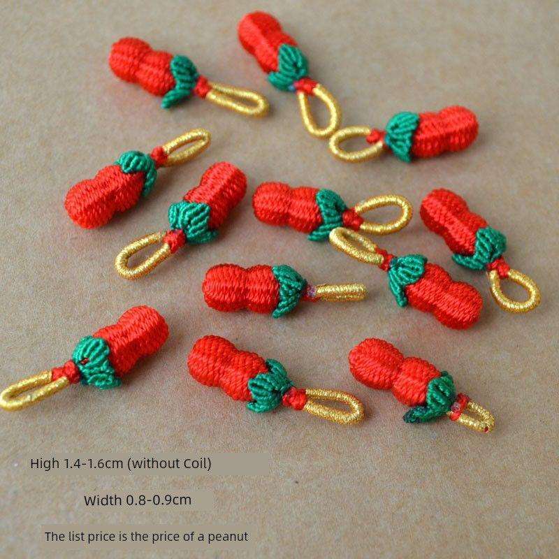 

Плетеный вручную браслет-шнурок на запястье в стиле DIY с маленькими цзунцзы, арахисом и клубникой для фестиваля лодок-драконов, ручной работы 11366 red peanuts a price