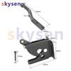 American-Style Carbon Steel Outdoor Gate Latch & Lock for Wooden Fences
