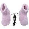 USB Heating Plush Foot Warmer Boots - Winter Warmth for Couples