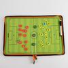 Creative Zipper Football Tactical Board Leather Magnetic Portable Soccer Coaching Board with Magnet Chess Pen Eraser