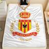 Coperta in Flanella Stampata KV Mechelen, morbida coperta per camera da letto e divano, lavabile, merchandising per tifosi di calcio, ottimo regalo.