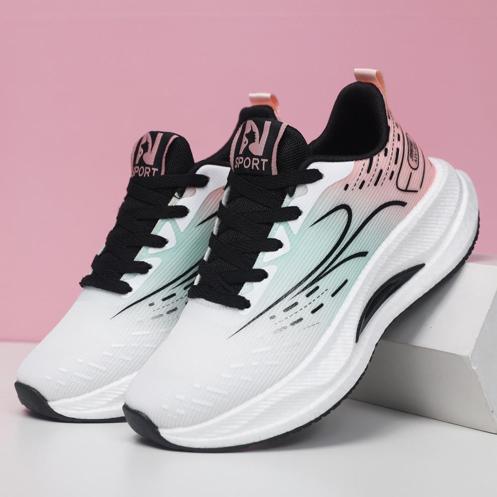 

New couple shoes fashion trend outdoor running sports shoes fish silk trendy with versatile sports style casual shoes 40