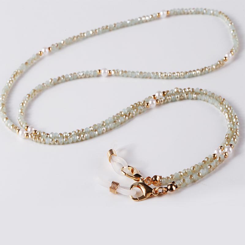 Böhmischer Stil Maskenkette Brillenhängeband Anti-Verlust-Band Bunte Halskette Brille Sonnenbrille Halskette für Damen