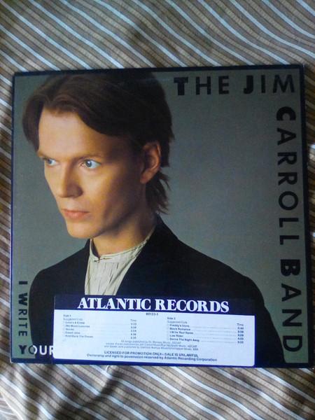 

LP Record JIM CARROLL BAND - I Write Your Name 7801231 Atlantic 1983 US Rock Used