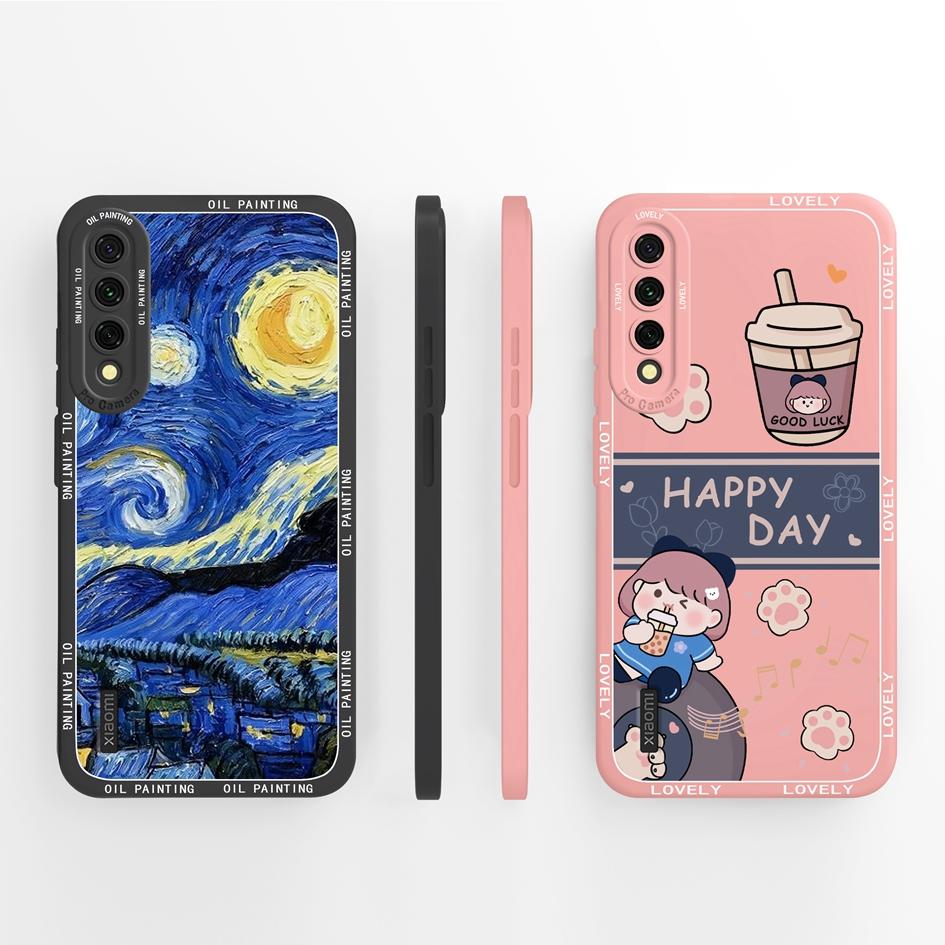 New Case For Xiaomi CC9E Civi2 Poco C3 C31 C40 C50 C55 C75 F3 F4 GT F5 F6 M2 M3 Pro Pretty Label Pattern Soft Silicone Anti Drop Shell For Xiaomi Capa
