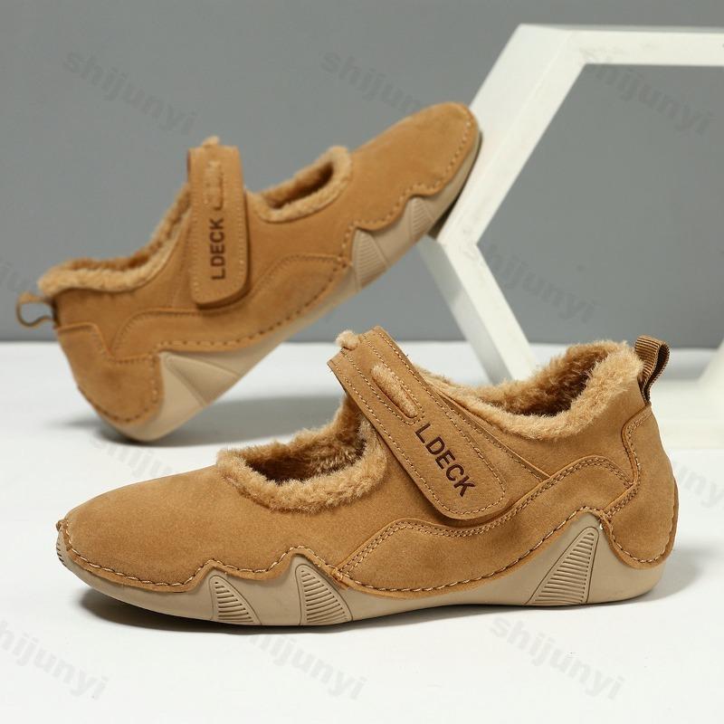 Large Size Women Casual Shoes Autumn Winter New Outdoor Non Slip Plush Warm Shoes Lightweight Comfort Soft Sole Sneakers