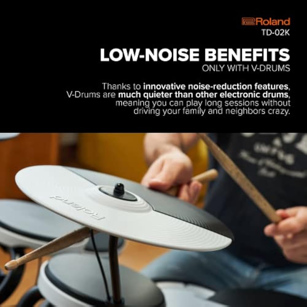 Roland Roland Electronic Drums TD-02K V-drums Entry Model Compact Bluetooth Connection Beginner P...