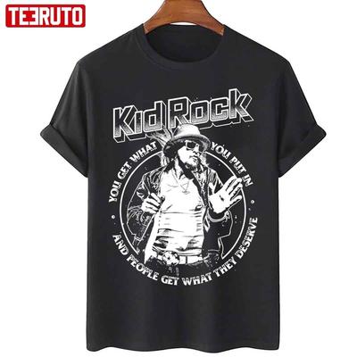 Vintage Kid Rock Live In Concert Cotton Black S-4XL Unisex Tee Shirt BT231 Unisex T-Shirt