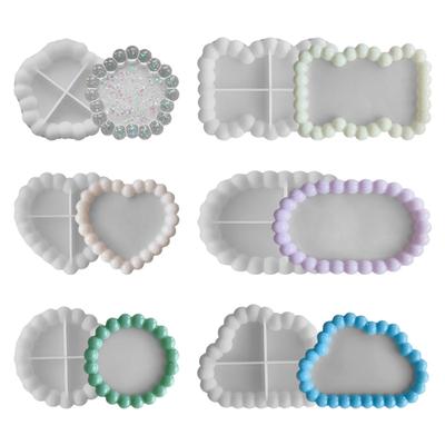 Silikonové pryskyřičné formy Formy na misky z pryskyřice Víceúčelové DIY podnosy Formy pro DIY odlévání epoxidové pryskyřice Řemeslné dekorace
