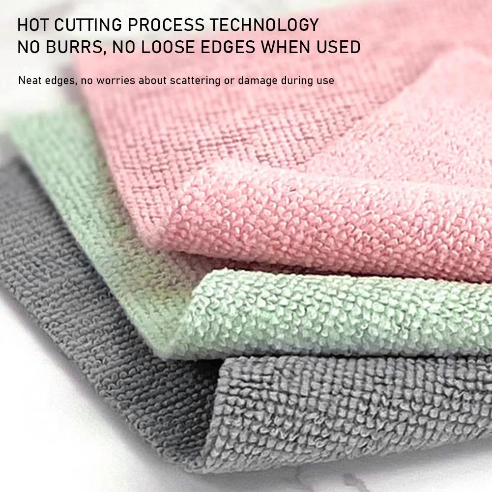 Pintura Falhadareusable Microfiber Cleaning Cloth 20pcs Scratch-Free Ultra Absorbent Multi-Purpose Drying Wipe Use For Kitchen