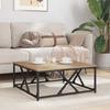 Artisan Oak Coffee Table 70 x 70 x 30 cm Engineered Wood