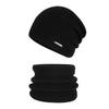 Winter Knit Beanie and Neck Warmer Set Warm Slouchy Hat Scarf for Men Women Cold Weather