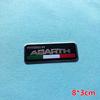 3D Aluminum Scorpion Metal Car Badge Sticker Italy Flag Emblem Auto Side Fender Rear Trunk Decorative Decal