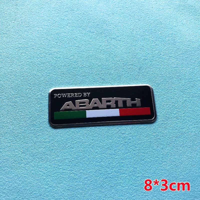 3D Aluminum Scorpion Metal Car Badge Sticker Italy Flag Emblem Auto Side Fender Rear Trunk Decorative Decal