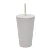 not predrilled 480ml 16oz clear plastic snow globe tumbler snow globe cup with straw and lid