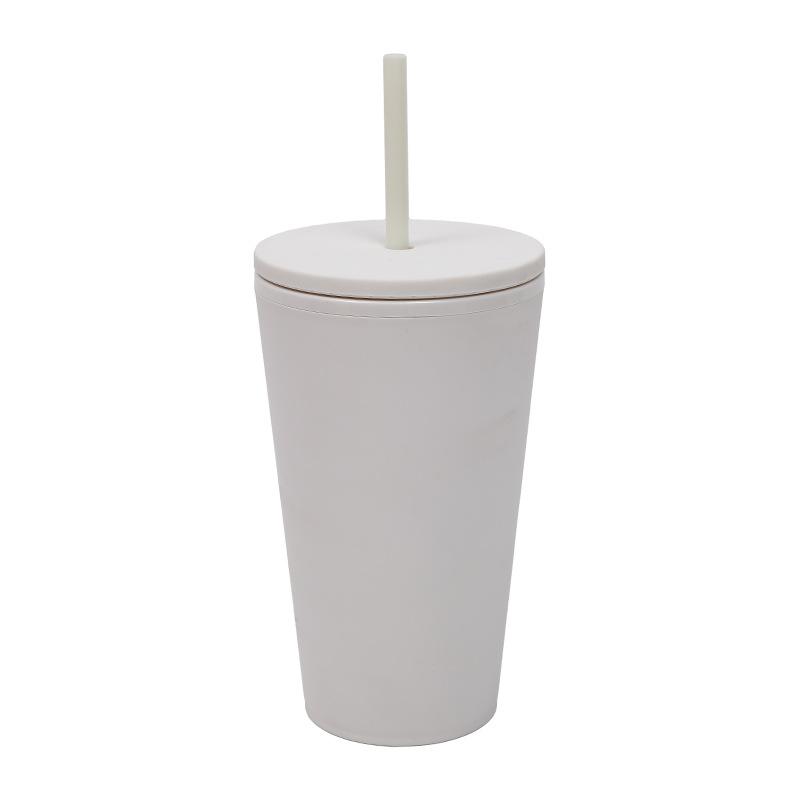 not predrilled 480ml 16oz clear plastic snow globe tumbler snow globe cup with straw and lid