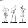 Creative Band Figures Statue Accordion Musician Desk Decoration Ornaments Characters Resins Sculpture Room Aesthetic Decor