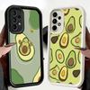 Phone Case for Samsung Galaxy A17 A16 A15 A14 A13 Cartoon Cute Avocado A56 A36 A26 A55 A35 A25 A54 A34 A24 A53 A33 A23 A07 A06