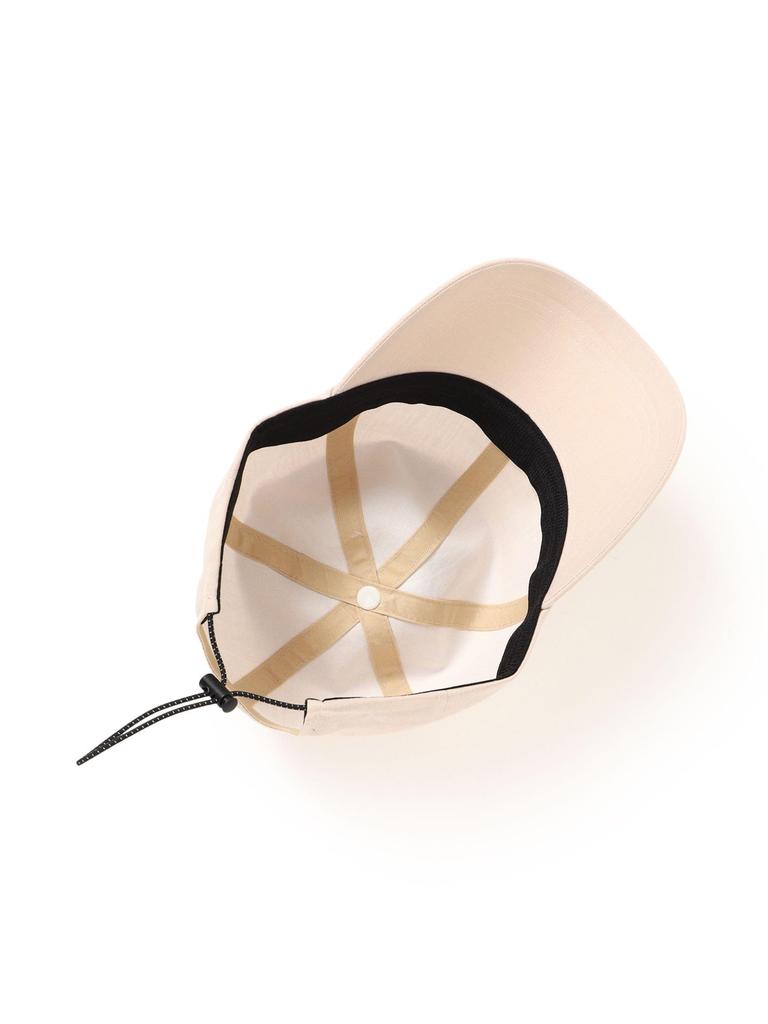 [Ray Beams] 6 Panel Linen Cap for Women, Beige, One Size