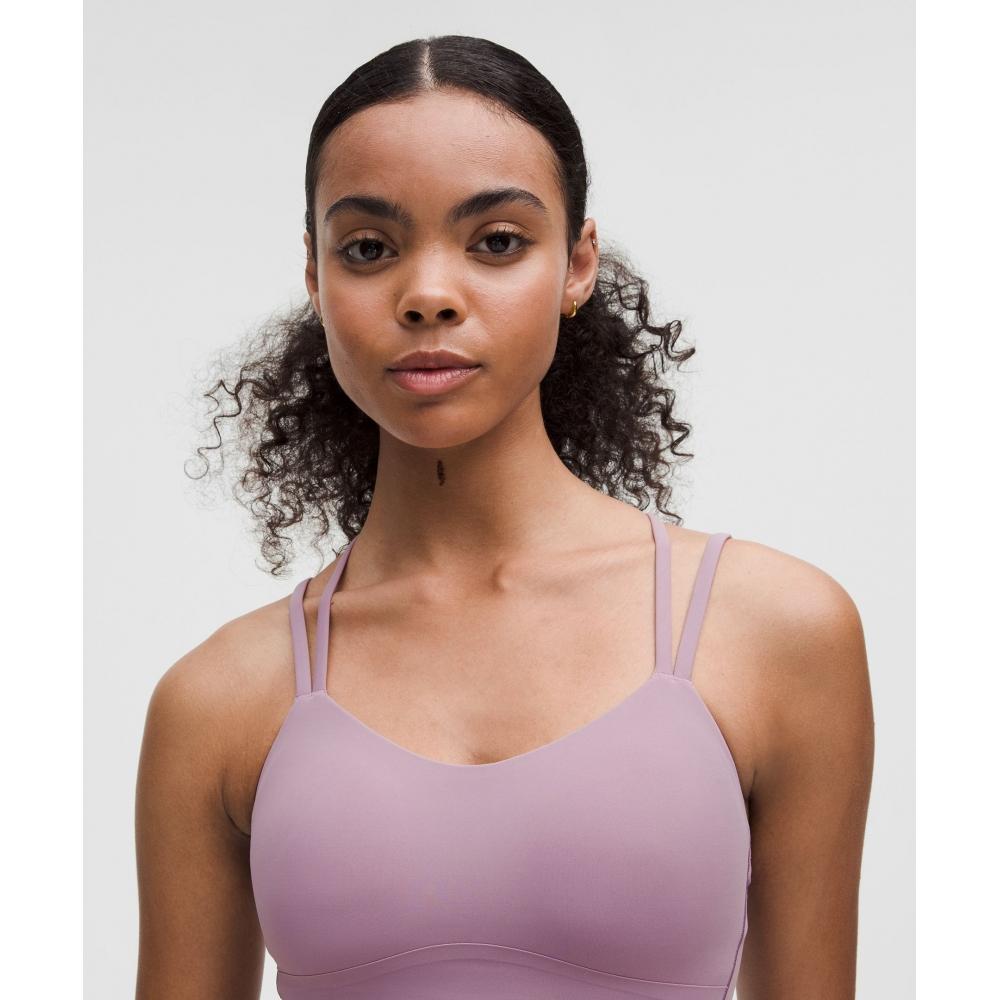 Lululemon Like A Cloud Longline BrA  Light Support  B C Cup lAvender Lux