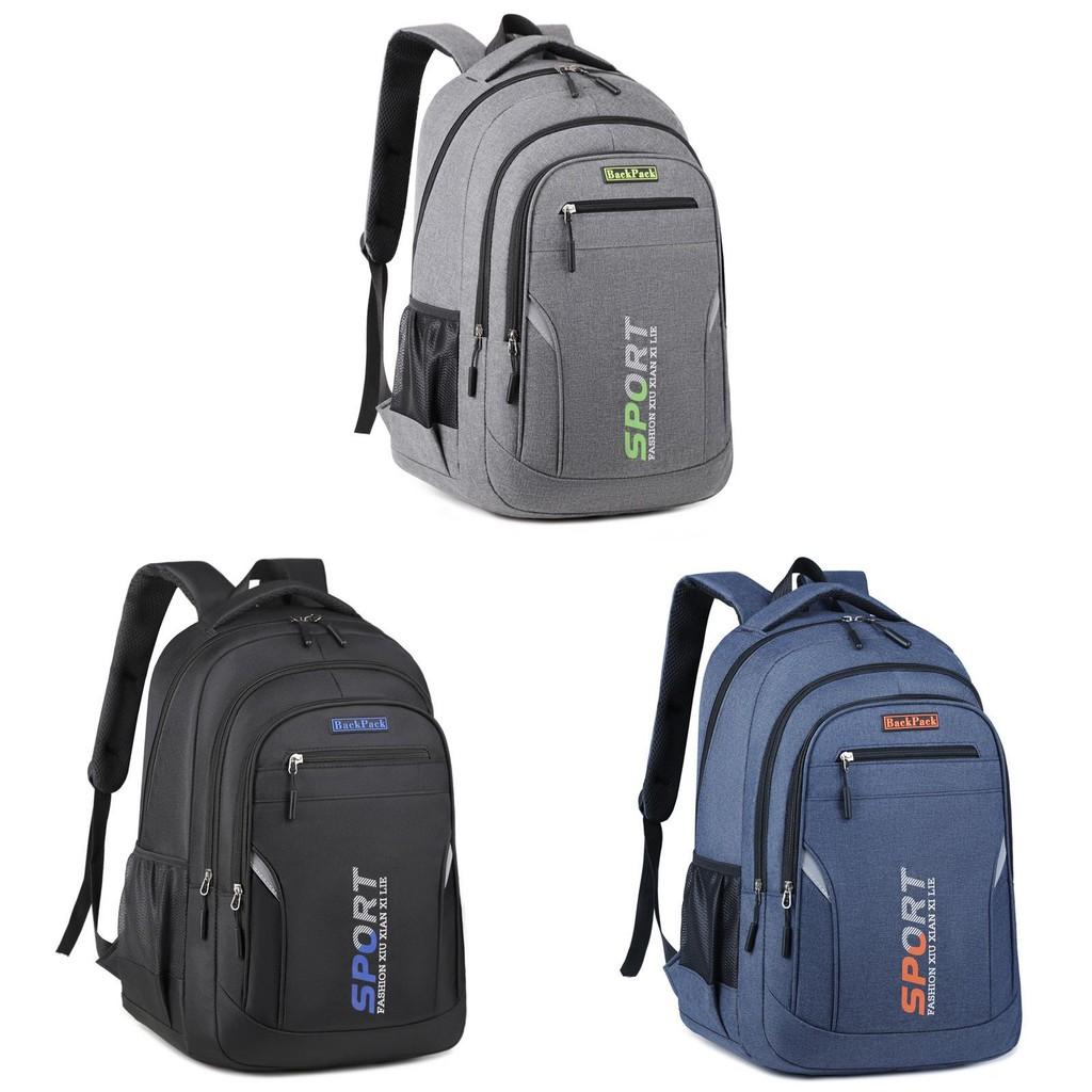 Breathable Backpack Oxford High Capacity With Laptop Sleeve For School Students