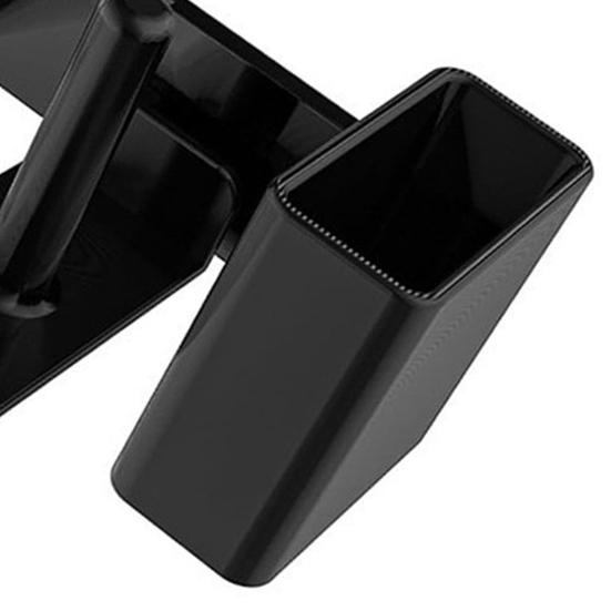 Coffee Condiment Organizer for Countertop Food Grade Straw Placement Box Reusable Cup And Lid Storage Holder Coffee Bar Supplies Organizer