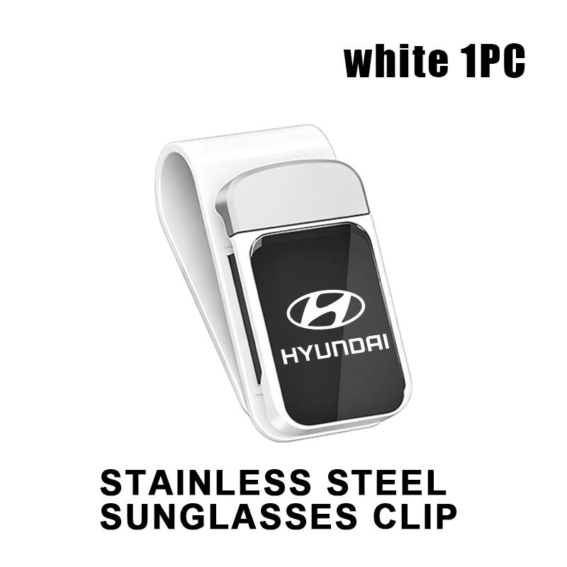 For Hyundai Car Sun Visor Glasses Holder Eyeglass Mount Compact Clip Interior Accessories GDi N Line i10 Azera Genesis G70 G80 R5
