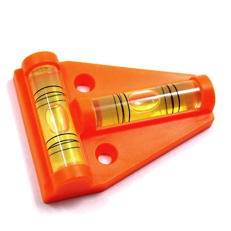 1pc Mini T Type Spirit Level Measurement Instrument Triangular Level T-type Spirit Bubble Shell Plastic Measuring Tools
