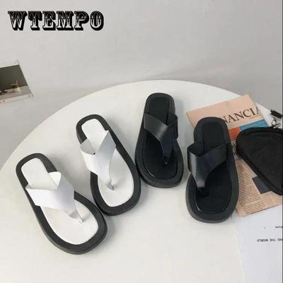 Thick Bottom  Flip-Flop Thong Sandals Summer Shoes Soft Bathroom Slippers Slides Outdoor Indoor Shoes Women