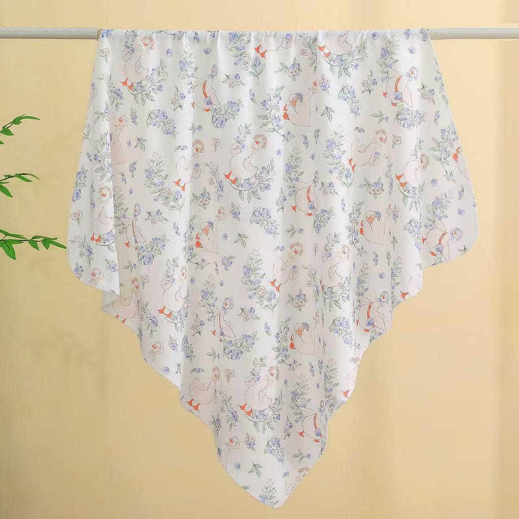 Class A Pure Cotton Newborn Swaddle Blanket – Soft, Thin, Skin-Friendly, All-Season Wrap