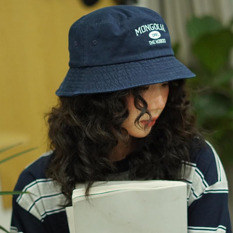 MEET SUNNYACE.F Embroidered Letter Bucket Hat