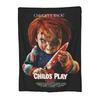 Chucky Puppe Decken Weiche Warme Flanell Überwurfdecke Bettwäsche für Bett Wohnzimmer Picknick Reise Zuhause Sofa