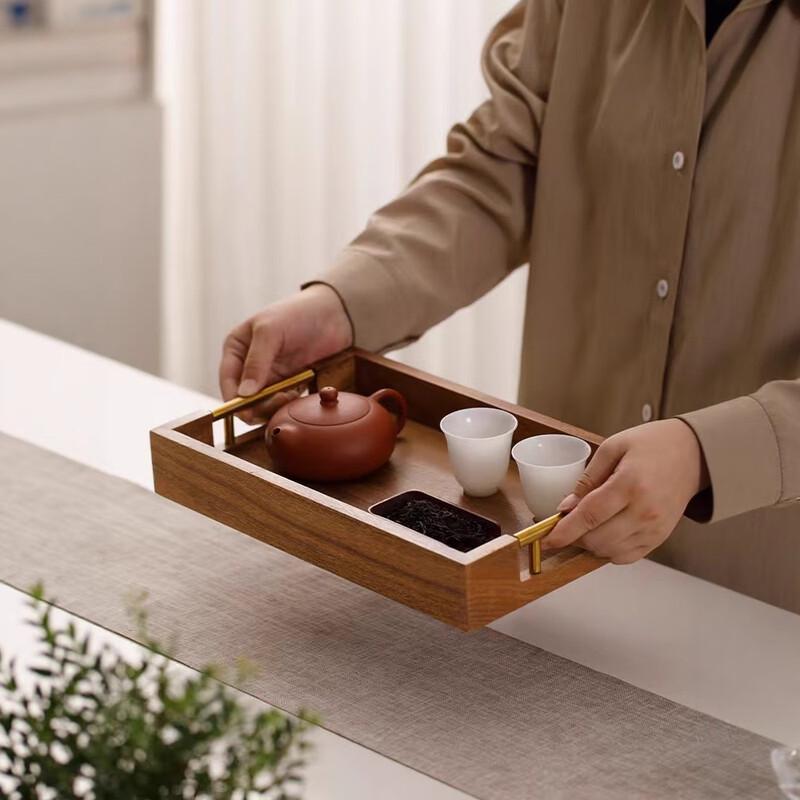 Yuyi Angel Chinese Style Retro Wooden Tray