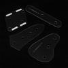 1 Piece Acrylic Wiring Harnesses Template Display Plate For St/Lp/Tl/Jazz Electric Guitar Bass
