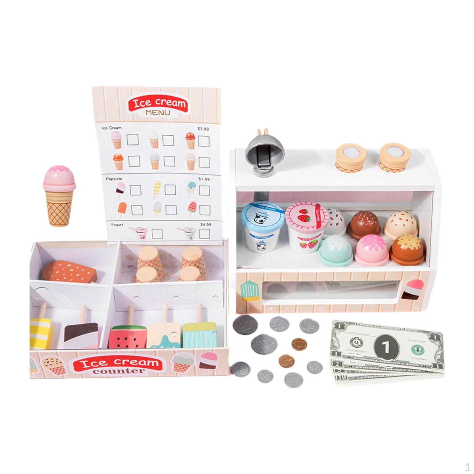 Деревянные игрушки-мороженое Деревянная игрушка для дошкольников 3 4 5 6 7 8 лет single — фото 6