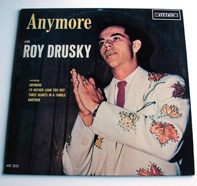 LP Record ROY DRUSKY - Anymore HAT3033 Stetson UK Country Used