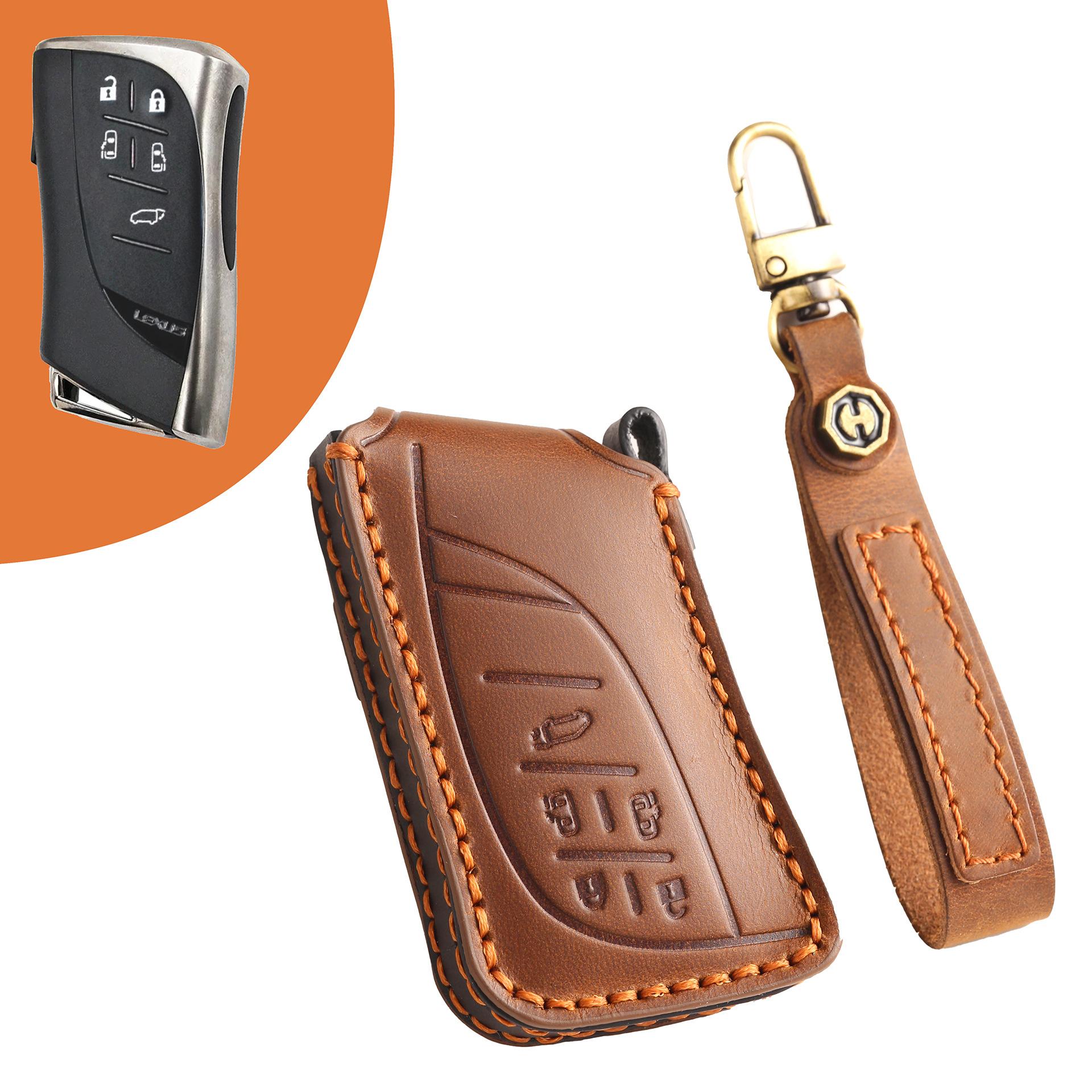 

Suitable for 2023 new Lexus LM350h key cover Lexus LM500h car leather premium bag