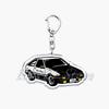 Classic Japan Anime Initial D Takumi Racing Cars Key Chain Keychains Ring for Accessories Bag Pendant Keyring Jewelry Fans Gifts