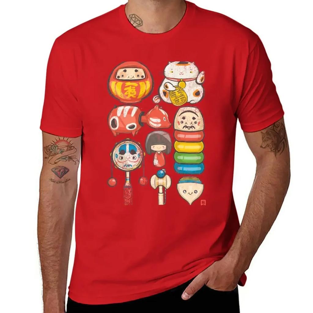 [Special Lucky Toy Box] T-Shirt Plus Sizes Kawaii Clothes Mens Graphic T-shirts Hip Hop