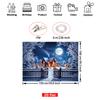 1Pcs Merry Christmas Full Snow House Scene Decoration Background Xmas Backdrop Decorations For Photo Studio Photo Booth Party