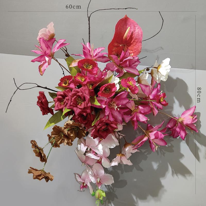 Mango Series Silk Flower Art Centerpiece & Wedding Decor
