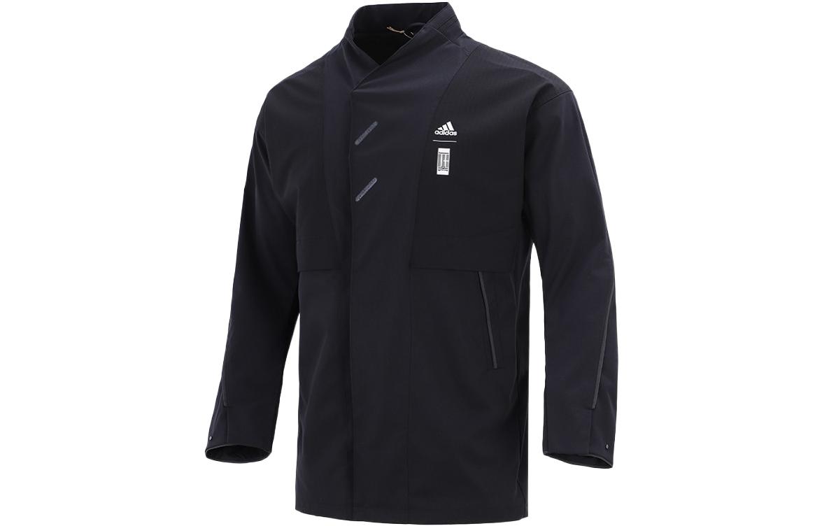 

Adidas Wuji Series Jackets Men s Black Stand Collar Moderate Other HE5121 L