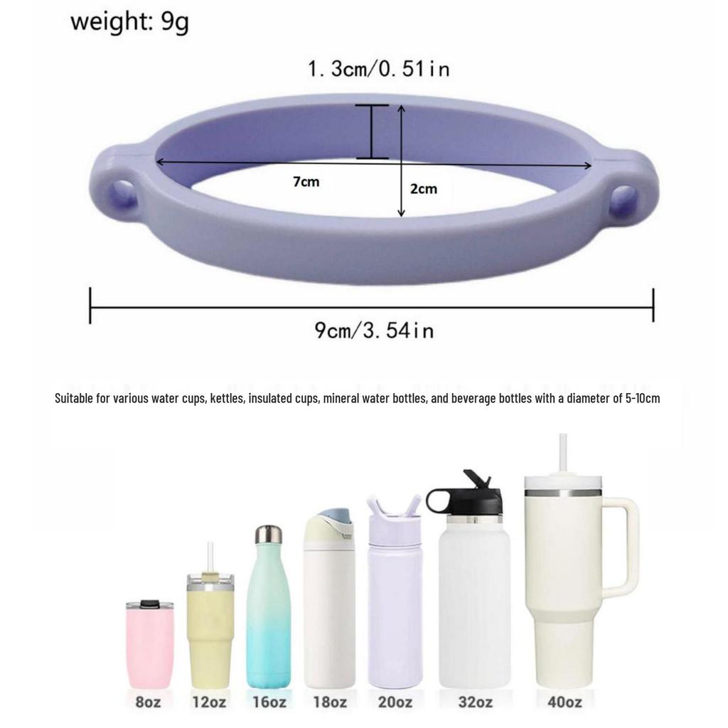 Silicone Cup Sleeve with Lanyard and Lifting Rope for Stanley IceFlow Cups