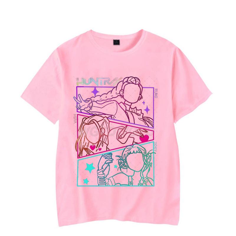 Anime Mode KPop Dämonenjäger Sommer Tops Rumi T-Shirt für Männer Frauen Perfektes Geschenk für Fans Neue koreanische Ulzzang T-Shirts